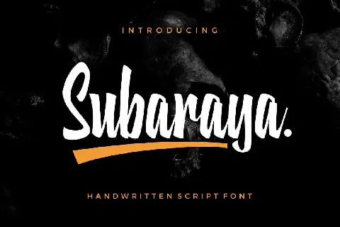 Subaraya font