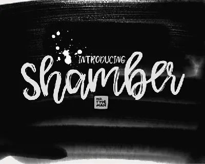 Shamber font