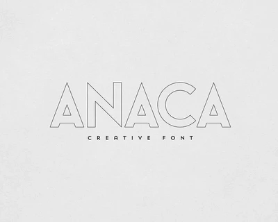 Anaca font