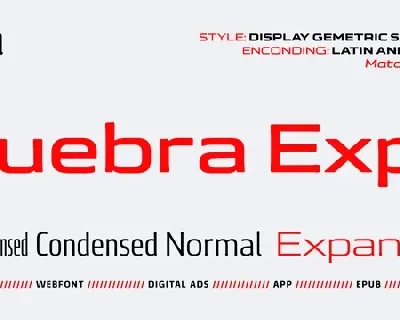 Quebra Expa Family font