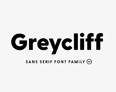 Greycliff CF Family font