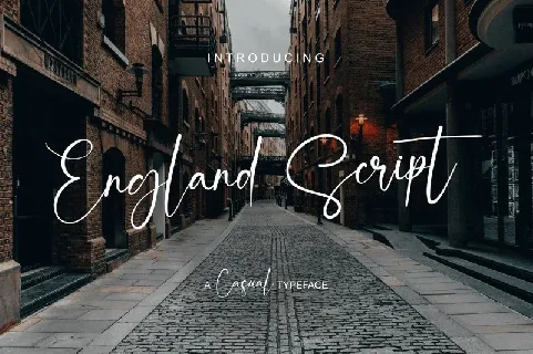 England Script font