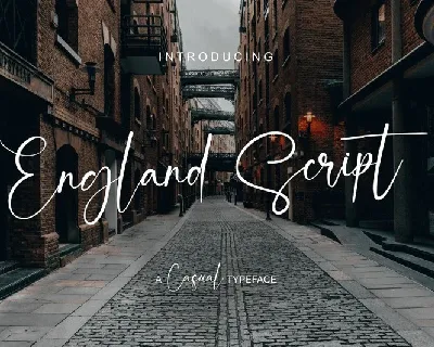 England Script font