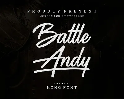 Battle Andy font