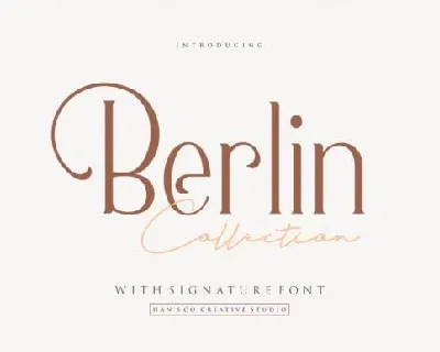 Berlin Serif font