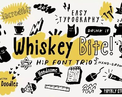 Whiskey Bite Hip Trio font