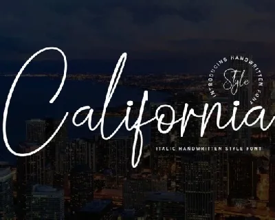 California Script font