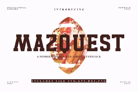 Mazquest font