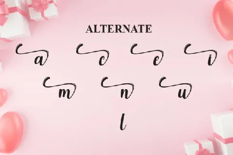 Valentine Script font