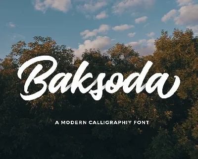 Baksoda font