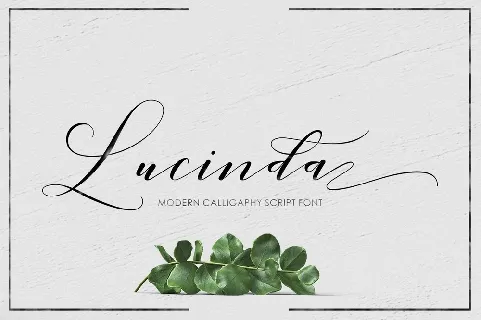 Lucinda Script font