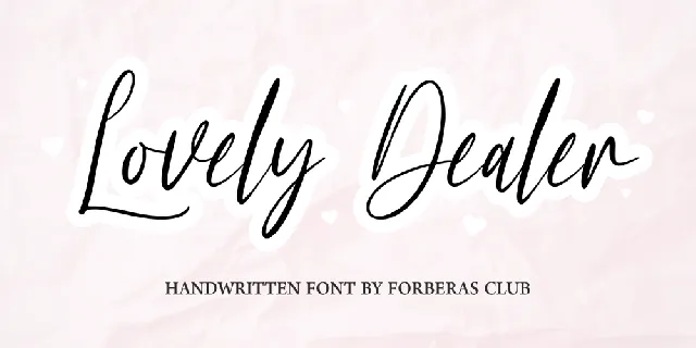 Lovely Dealer font