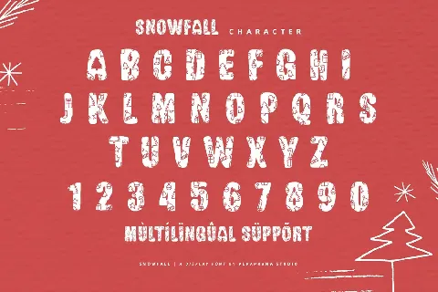 Snowfall font