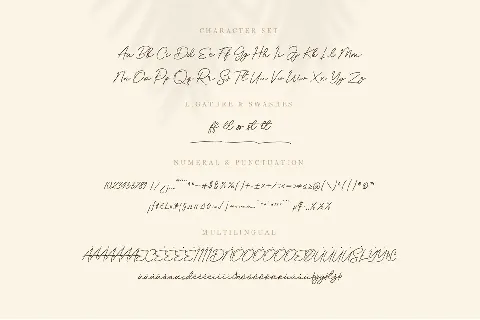 Beristand Monoline Script font