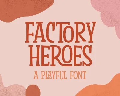 Factory Heroes font