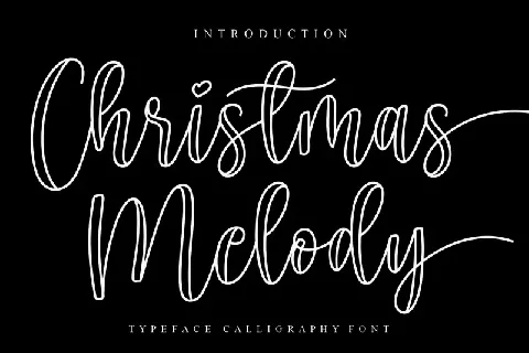 Christmas Melody Script font