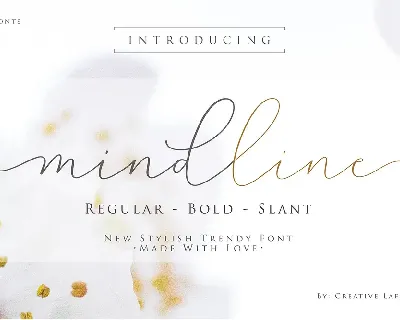 Mindline Script font