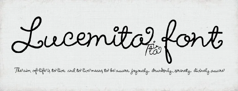 Lucemita font