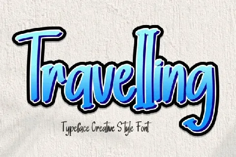 Travelling Display font