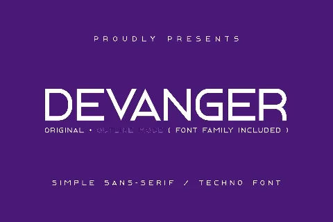 Devanger font