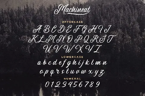 Machineat font