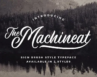 Machineat font