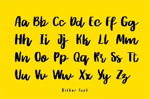 Rither font