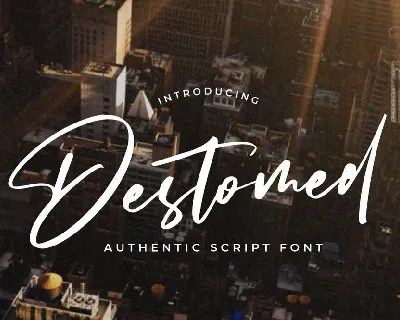 Destomed font