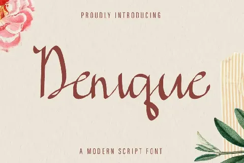 Denique Demo font