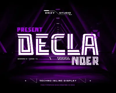 Declander Demo font