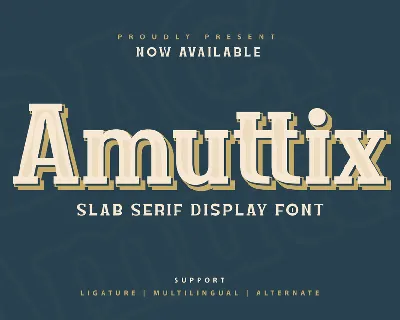 Amuttix Trial font