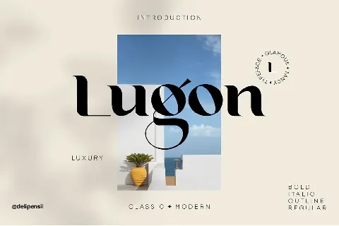 Lugon font