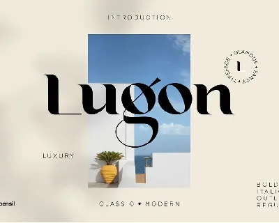 Lugon font