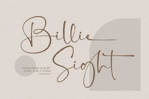 Billie Sight font