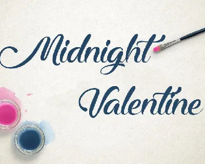 Midnight Valentine font