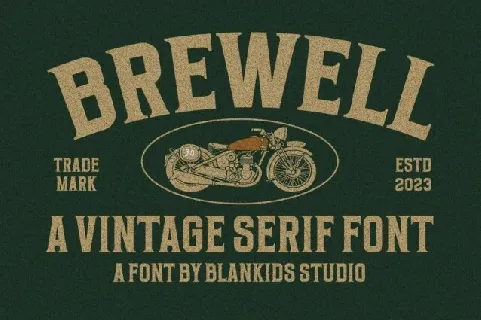 Brewell font