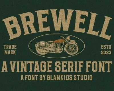 Brewell font