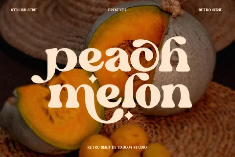 Peach Melon font