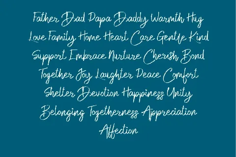 Gentle Dad - Personal Use font