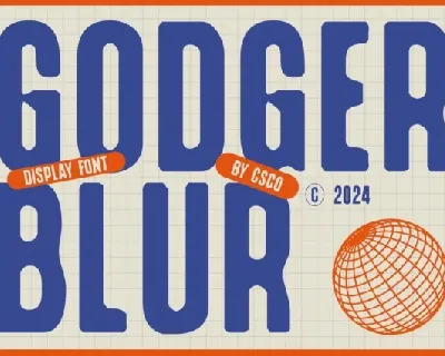 Godger Blur font