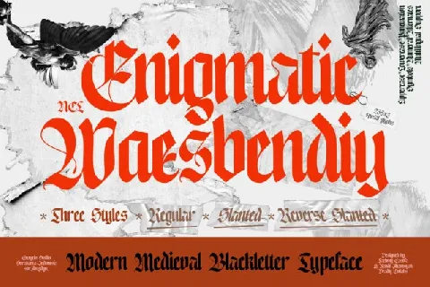 NCL Enigmatic Waesbendiy font