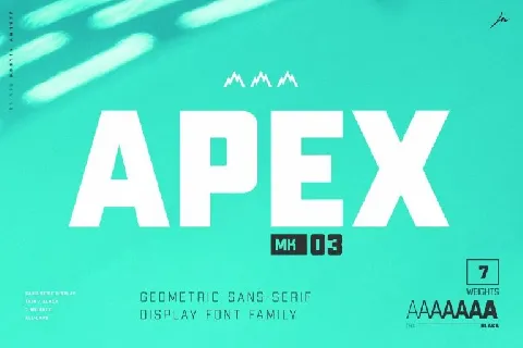 Apex Mk3 Family font