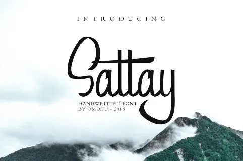 Sattay Script Free font