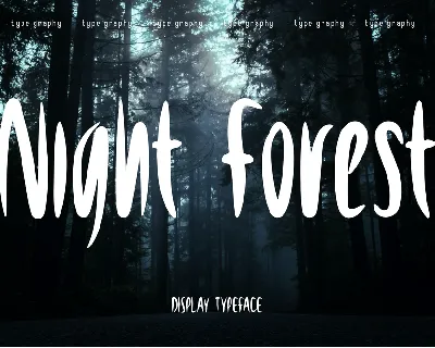 NightForest font