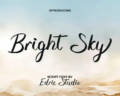 Bright Sky Demo font