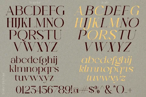 Lofty Chic Demo font