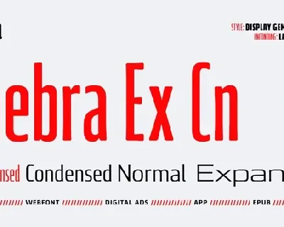 Quebra Ex Cn Family font