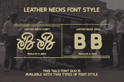 Leather Necks DEMO font