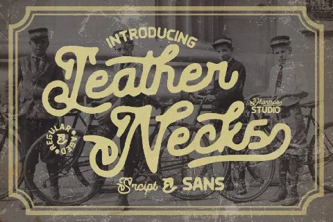 Leather Necks DEMO font