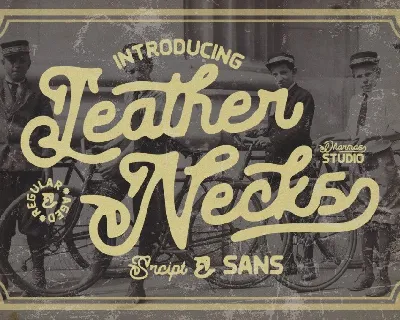 Leather Necks DEMO font